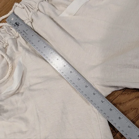 Free People FP Beach Cream Wide-Leg Pants Small - Picture 13 of 15